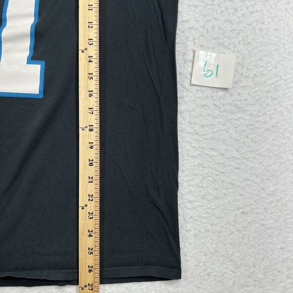 Nike NFL Carolina Panthers Men's Small Cam Newton #1 Jersey Style Black T-Shirt - Picture 12 of 12